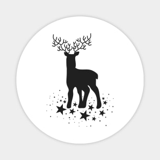 Christmas Deer Pattern Magnet